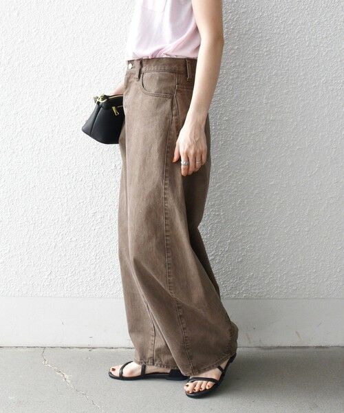 SHIPS / シップス デニムパンツ | 《予約》SHIPS any:〈洗濯機可能〉バレル デニム パンツ［SHIPS any DENIM］ | 詳細16