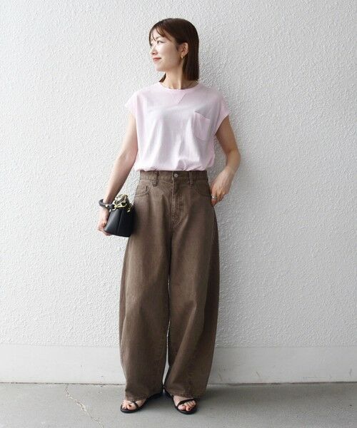 SHIPS / シップス デニムパンツ | 《予約》SHIPS any:〈洗濯機可能〉バレル デニム パンツ［SHIPS any DENIM］ | 詳細11