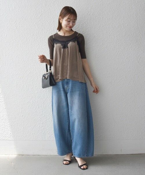 SHIPS / シップス デニムパンツ | 《予約》SHIPS any:〈洗濯機可能〉バレル デニム パンツ［SHIPS any DENIM］ | 詳細20