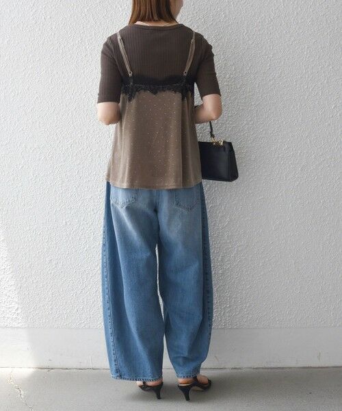 SHIPS / シップス デニムパンツ | 《予約》SHIPS any:〈洗濯機可能〉バレル デニム パンツ［SHIPS any DENIM］ | 詳細21