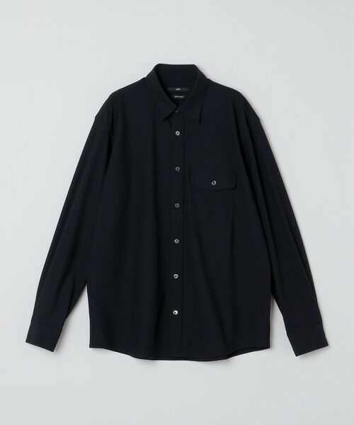 SHIPS / シップス シャツ・ブラウス | SHIPS:〈MADE IN JAPAN〉レノクロス レギュラーカラー ロングスリーブ シャツ（ブラック）