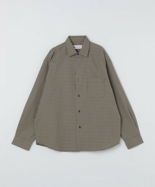 SHIPS / シップス シャツ・ブラウス | City Ambient Products: レギュラー ソフト チェック ロングスリーブ シャツ（ブラウン）