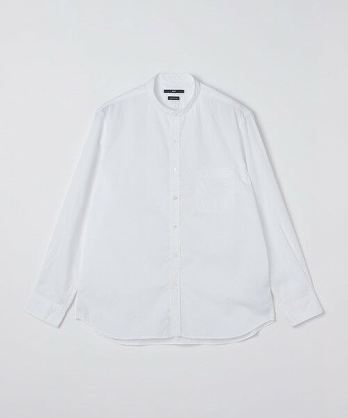 SHIPS / シップス シャツ・ブラウス | SHIPS:〈MADE IN JAPAN〉バンドカラー タイプライター ストライプ シャツ(ホワイト)