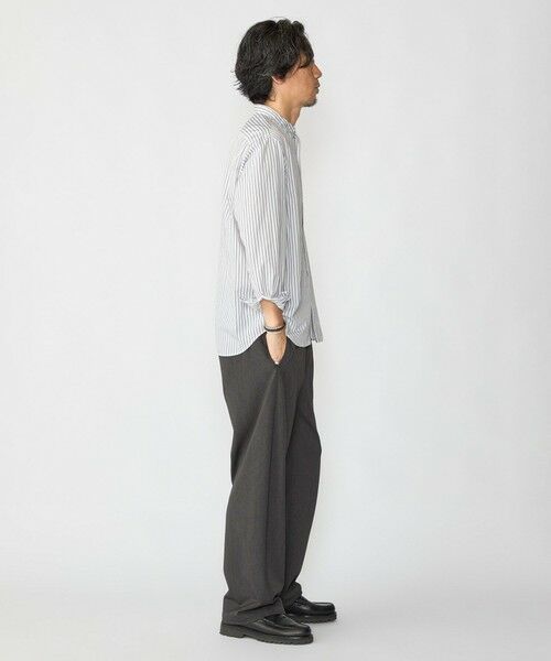 SHIPS / シップス シャツ・ブラウス | SHIPS:〈MADE IN JAPAN〉バンドカラー タイプライター ストライプ シャツ | 詳細4