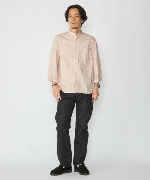 SHIPS / シップス シャツ・ブラウス | SHIPS:〈MADE IN JAPAN〉バンドカラー タイプライター ストライプ シャツ | 詳細13