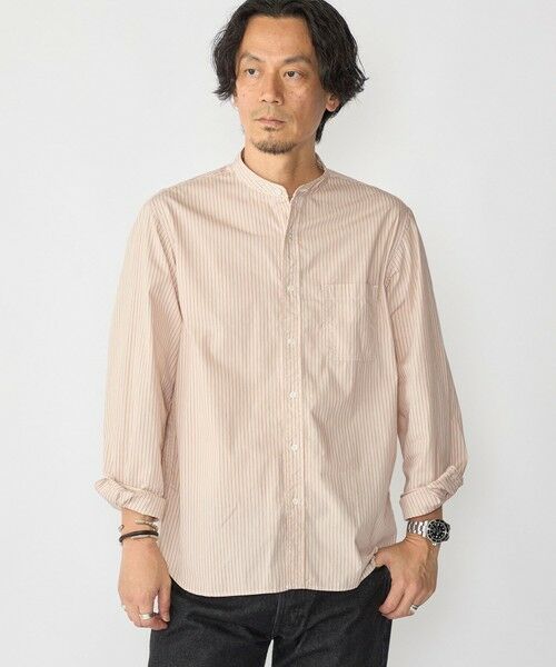 SHIPS / シップス シャツ・ブラウス | SHIPS:〈MADE IN JAPAN〉バンドカラー タイプライター ストライプ シャツ | 詳細14