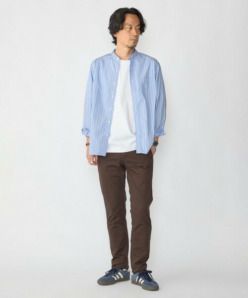 SHIPS / シップス シャツ・ブラウス | SHIPS:〈MADE IN JAPAN〉バンドカラー タイプライター ストライプ シャツ | 詳細24