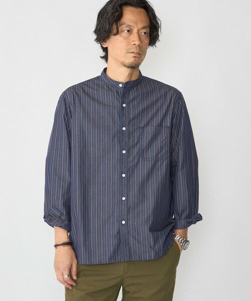 SHIPS / シップス シャツ・ブラウス | SHIPS:〈MADE IN JAPAN〉バンドカラー タイプライター ストライプ シャツ | 詳細29