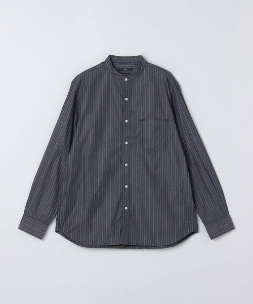 SHIPS / シップス シャツ・ブラウス | SHIPS:〈MADE IN JAPAN〉バンドカラー タイプライター ストライプ シャツ | 詳細30
