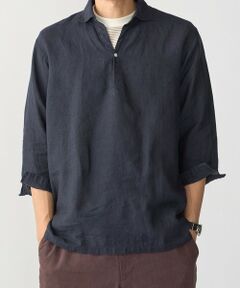 SHIPS / シップス シャツ・ブラウス | SHIPS: HERDMANS リネン 7スリーブ カプリ シャツ