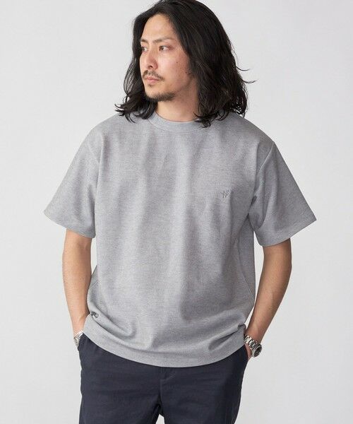 SHIPS / シップス Tシャツ | 【WEB限定】SHIPS: ワンポイント ロゴ バーズアイ Tシャツ | 詳細15