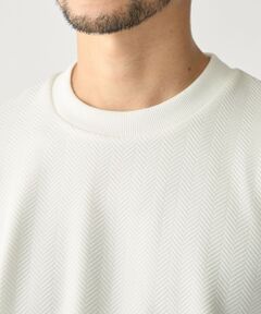 SHIPS / シップス Tシャツ | SHIPS: 膨れジャカード ヘリンボーン ショートスリーブ Tシャツ