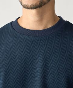 SHIPS / シップス Tシャツ | SHIPS: 膨れジャカード ヘリンボーン ショートスリーブ Tシャツ