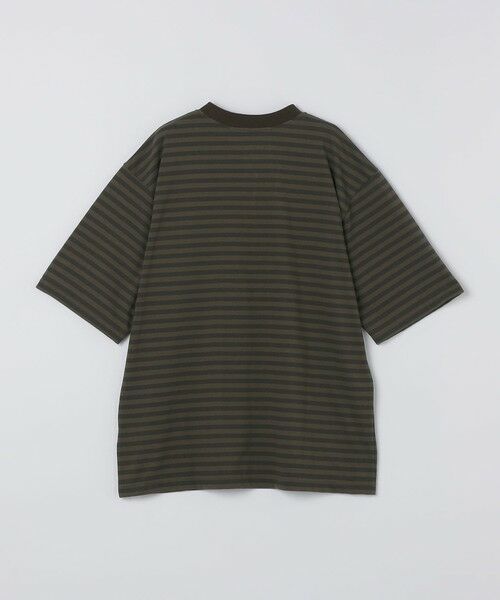 SHIPS / シップス Tシャツ | THYARD: COOLMAX(R) ボーダー ヘンリーネック Tシャツ | 詳細2