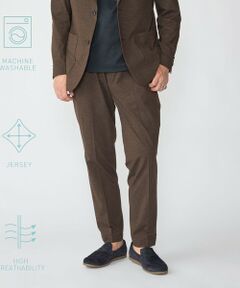 SHIPS / シップス スラックス・ドレスパンツ | SHIPS:〈洗濯機可能〉DOT JERSEY ノープリーツ イージー パンツ(セットアップ対応)