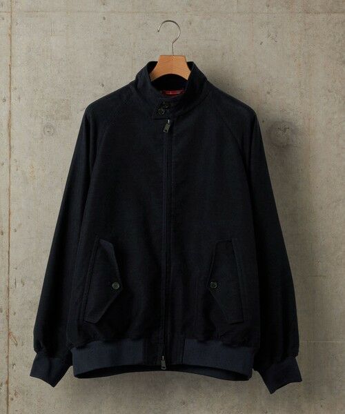 SHIPS / シップス ブルゾン | 【SHIPS別注】BARACUTA: G9 BOX JACKET LIGHT MOLESKIN（ネイビー）
