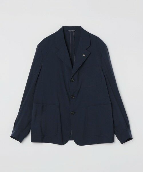 SHIPS / シップス テーラードジャケット | Belvest: JACKET IN THE BOX テック ウール ソリッド ジャケット（ネイビー）