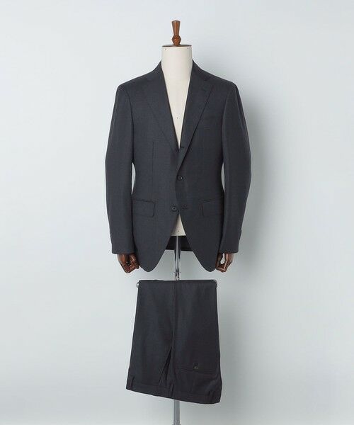 SHIPS / シップス セットアップ | SHIPS: Ermenegild Zegna ELECTA ソリッド スーツ(ダークグレー)