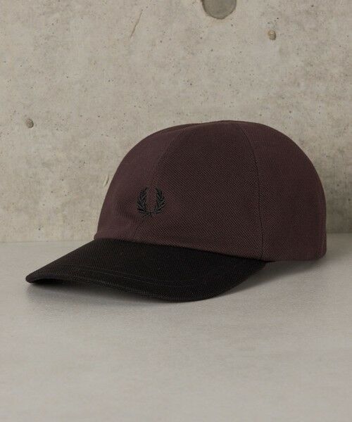 SHIPS / シップス キャップ | 【SHIPS別注】FRED PERRY: ベースボール キャップ（ブラウン）