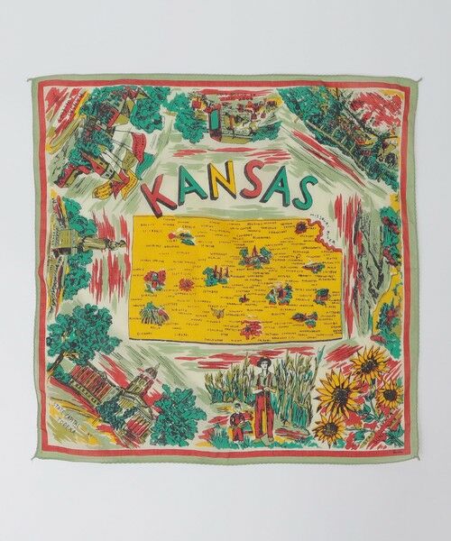 SHIPS / シップス バンダナ・スカーフ | BINDU: PRINT BANDANA 26AW（レッド）