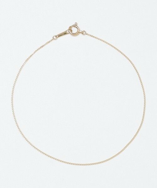 SHIPS / シップス ブレスレット・バングル | City Ambient Products: K10YG SLIM CHAIN BRACELET（ゴールド）