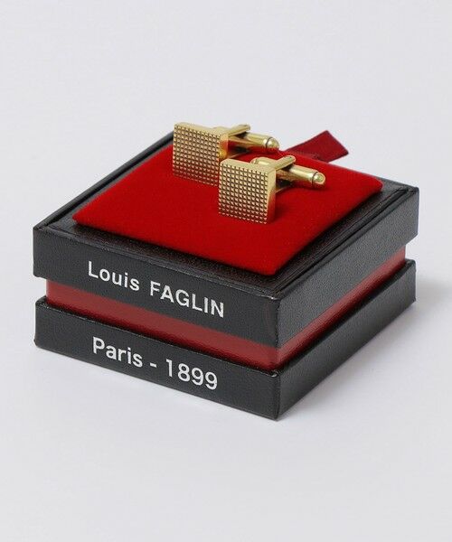 SHIPS / シップス カフリンクス・ネクタイピン | LOUIS FAGLIN: Croise ゴールド メッキ カフリンクス（ゴールド）