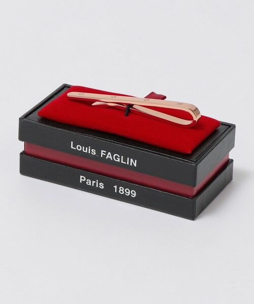 SHIPS / シップス カフリンクス・ネクタイピン | LOUIS FAGLIN: Quatre Vis ローズゴールド メッキ タイバー (ネクタイピン)（ゴールド）