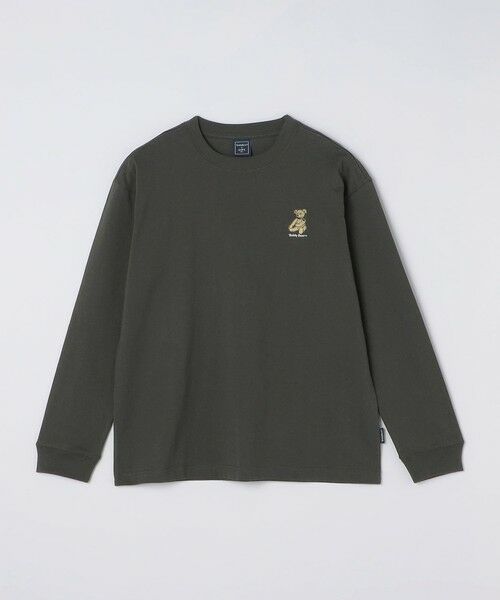 SHIPS / シップス Tシャツ | 《予約》SHIPS Colors:TeddyBear(R) コラボ ロンT◆(ダークグレー)