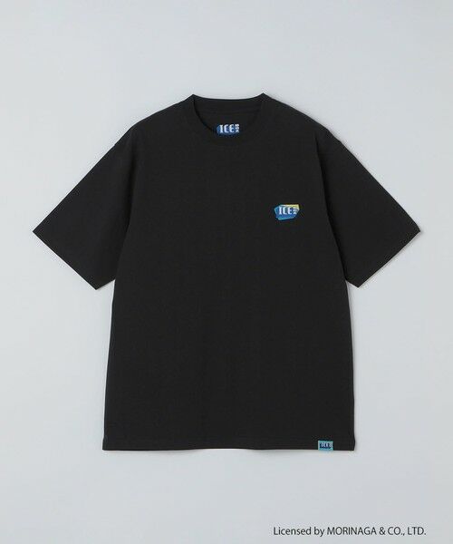 SHIPS / シップス Tシャツ | 《予約》【SHIPS Colors別注】アイスボックス:〈接触冷感〉プリント Tシャツ◆（ブラック）