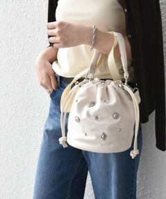 SHIPS / シップス ショルダーバッグ | 《予約》SHIPS Colors:コンチョ 2WAY 巾着バッグ◆