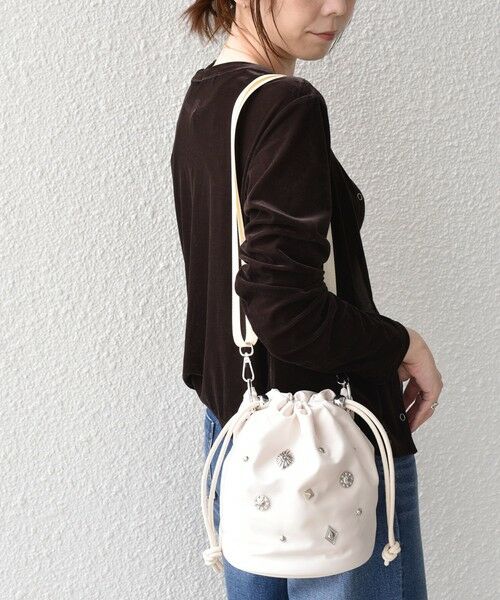 SHIPS / シップス ショルダーバッグ | 《予約》SHIPS Colors:コンチョ 2WAY 巾着バッグ◆ | 詳細14