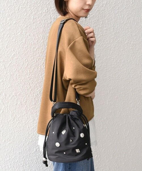 SHIPS / シップス ショルダーバッグ | 《予約》SHIPS Colors:コンチョ 2WAY 巾着バッグ◆ | 詳細17