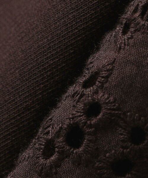 SHIPS / シップス カットソー（半袖以外） | 《予約》SHIPS Colors:〈手洗い可能〉ミニ裏毛 レース コンビ トップス◆ | 詳細15