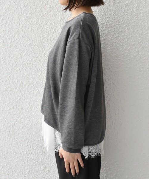 SHIPS / シップス Tシャツ | 《予約》SHIPS Colors:〈手洗い可能〉レースタンクトップ セット プルオーバー◆ | 詳細13