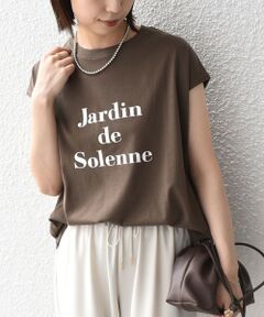 SHIPS / シップス Tシャツ | 《予約》SHIPS Colors:〈接触冷感・UVカット〉フレンチスリーブ SOLENNE ロゴT◆