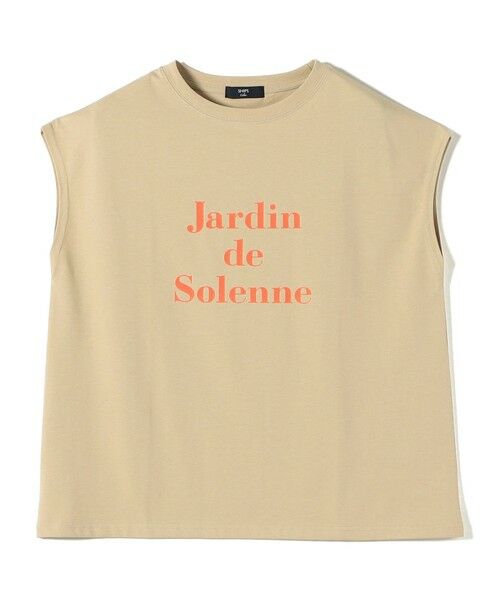 SHIPS / シップス Tシャツ | 《予約》SHIPS Colors:〈接触冷感・UVカット〉フレンチスリーブ SOLENNE ロゴT◆ | 詳細15