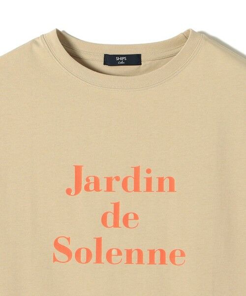 SHIPS / シップス Tシャツ | 《予約》SHIPS Colors:〈接触冷感・UVカット〉フレンチスリーブ SOLENNE ロゴT◆ | 詳細17
