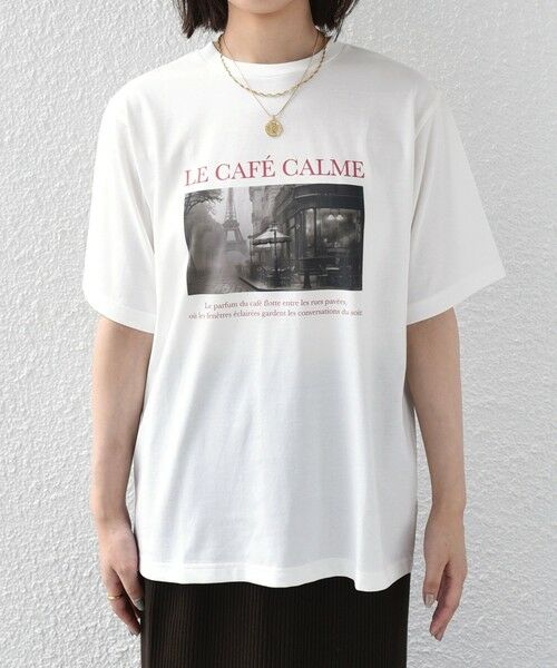 SHIPS / シップス Tシャツ | 《予約》SHIPS Colors:〈接触冷感・UVカット〉26AW PARIS フォト TEE◆ | 詳細8