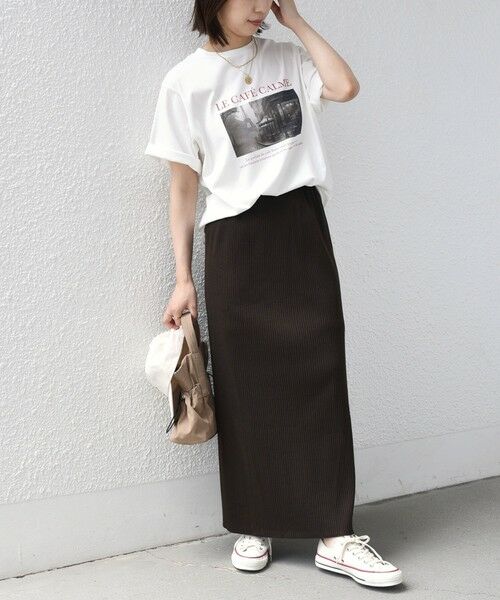 SHIPS / シップス Tシャツ | 《予約》SHIPS Colors:〈接触冷感・UVカット〉26AW PARIS フォト TEE◆ | 詳細12