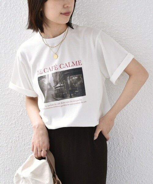 SHIPS / シップス Tシャツ | 《予約》SHIPS Colors:〈接触冷感・UVカット〉26AW PARIS フォト TEE◆ | 詳細13