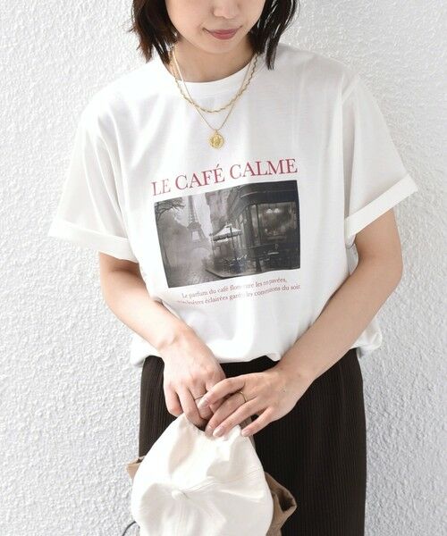 SHIPS / シップス Tシャツ | 《予約》SHIPS Colors:〈接触冷感・UVカット〉26AW PARIS フォト TEE◆ | 詳細14
