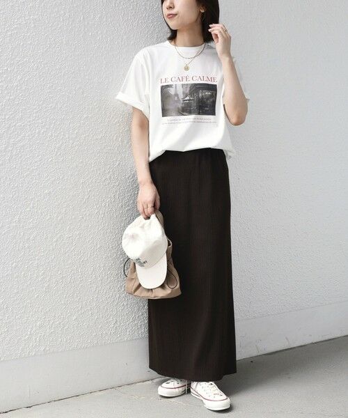 SHIPS / シップス Tシャツ | 《予約》SHIPS Colors:〈接触冷感・UVカット〉26AW PARIS フォト TEE◆ | 詳細16