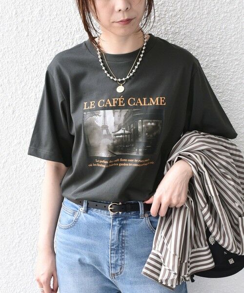 SHIPS / シップス Tシャツ | 《予約》SHIPS Colors:〈接触冷感・UVカット〉26AW PARIS フォト TEE◆ | 詳細21