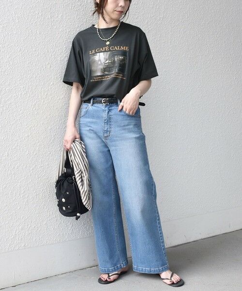 SHIPS / シップス Tシャツ | 《予約》SHIPS Colors:〈接触冷感・UVカット〉26AW PARIS フォト TEE◆ | 詳細23