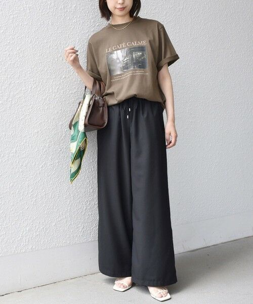SHIPS / シップス Tシャツ | 《予約》SHIPS Colors:〈接触冷感・UVカット〉26AW PARIS フォト TEE◆ | 詳細27