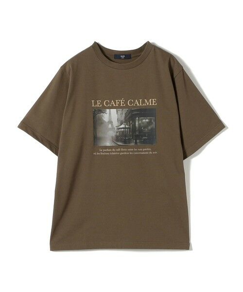 SHIPS / シップス Tシャツ | 《予約》SHIPS Colors:〈接触冷感・UVカット〉26AW PARIS フォト TEE◆ | 詳細25