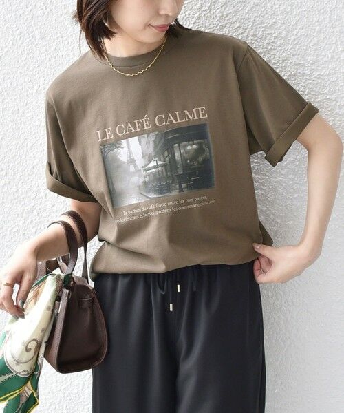 SHIPS / シップス Tシャツ | 《予約》SHIPS Colors:〈接触冷感・UVカット〉26AW PARIS フォト TEE◆ | 詳細28