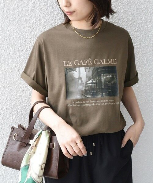 SHIPS / シップス Tシャツ | 《予約》SHIPS Colors:〈接触冷感・UVカット〉26AW PARIS フォト TEE◆ | 詳細29