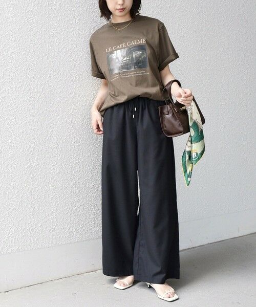 SHIPS / シップス Tシャツ | 《予約》SHIPS Colors:〈接触冷感・UVカット〉26AW PARIS フォト TEE◆ | 詳細30