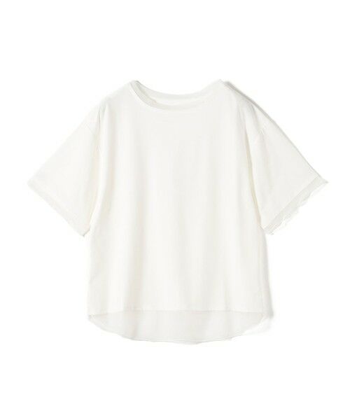SHIPS / シップス Tシャツ | 《予約》SHIPS Colors:〈接触冷感・手洗い可能〉クールタッチ シアーコンビ ハーフスリーブ トップス◆ | 詳細1
